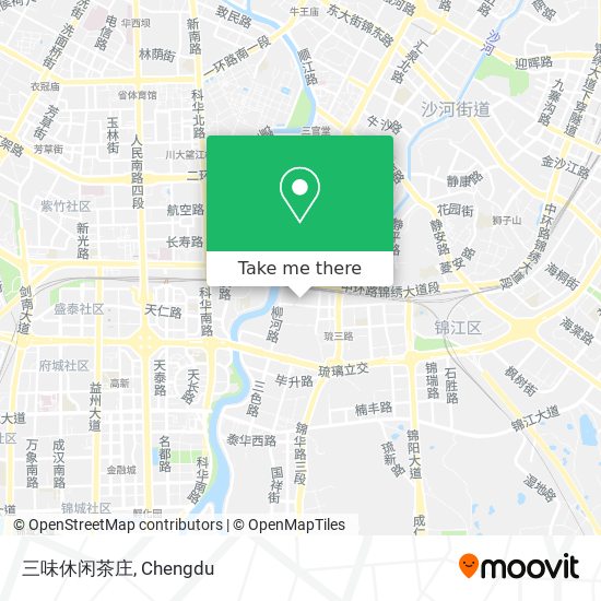 三味休闲茶庄 map