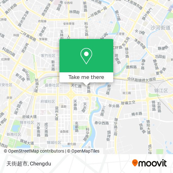 天街超市 map