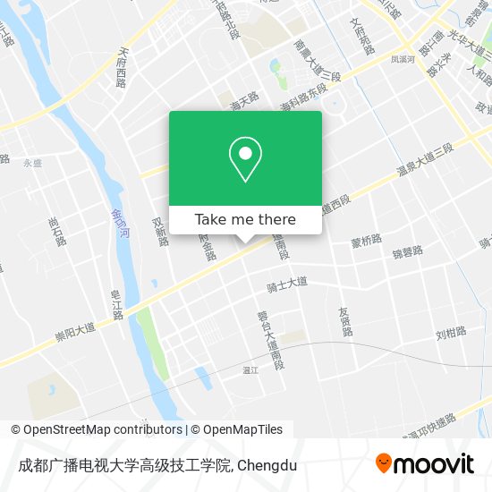 成都广播电视大学高级技工学院 map
