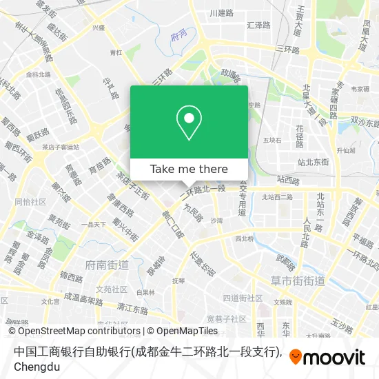 中国工商银行自助银行(成都金牛二环路北一段支行) map