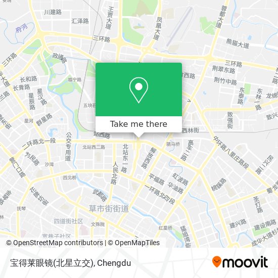 宝得莱眼镜(北星立交) map