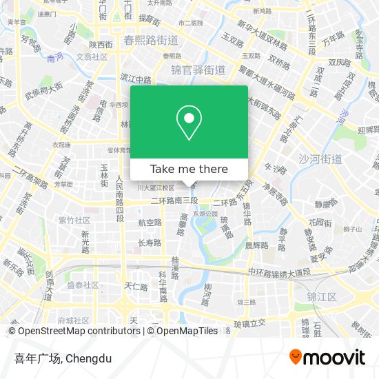 喜年广场 map