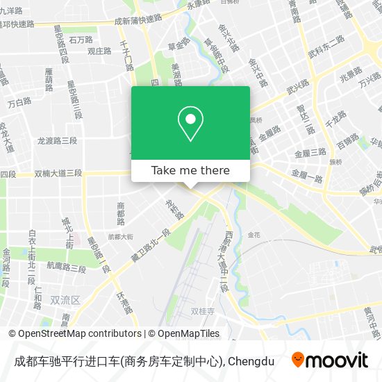 成都车驰平行进口车(商务房车定制中心) map