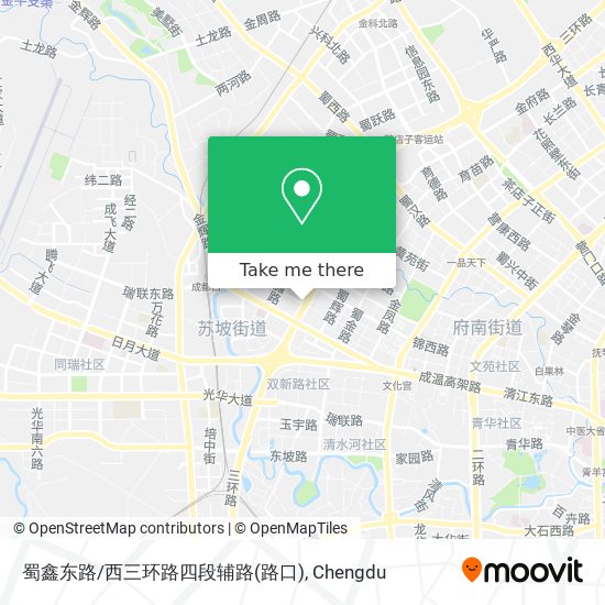 蜀鑫东路/西三环路四段辅路(路口) map