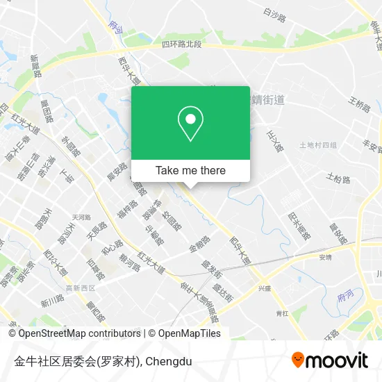 金牛社区居委会(罗家村) map