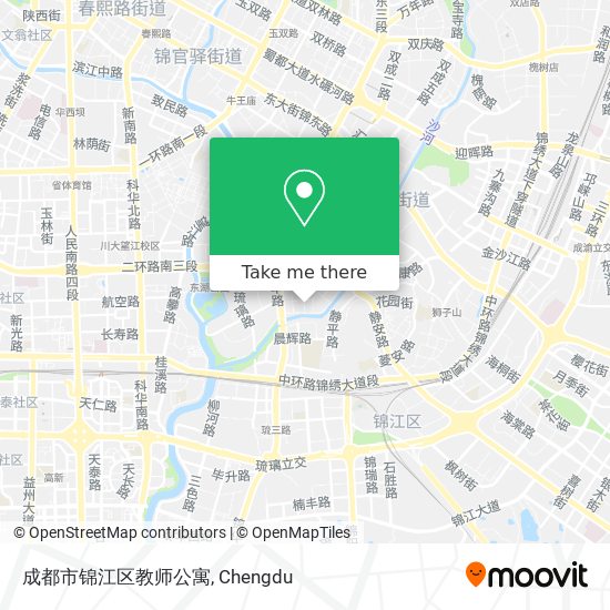 成都市锦江区教师公寓 map