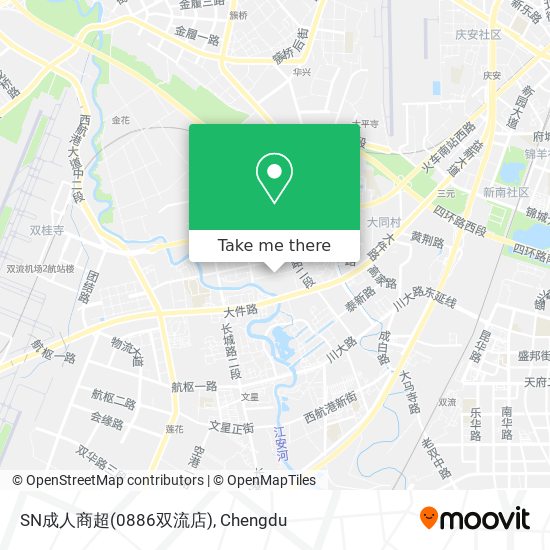 SN成人商超(0886双流店) map