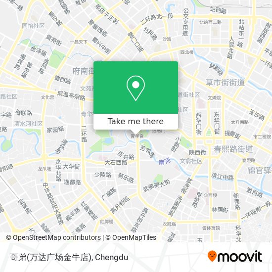 哥弟(万达广场金牛店) map