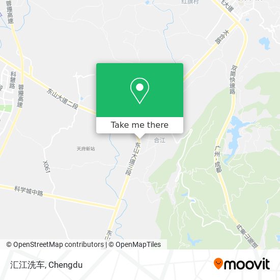 汇江洗车 map