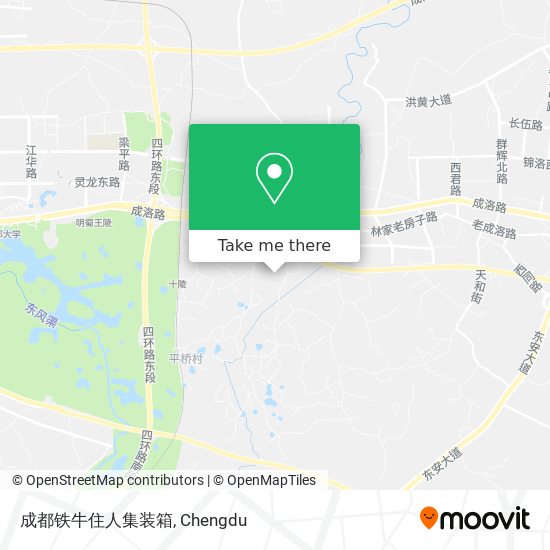 成都铁牛住人集装箱 map