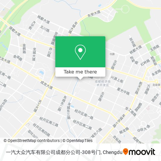 一汽大众汽车有限公司成都分公司-308号门 map