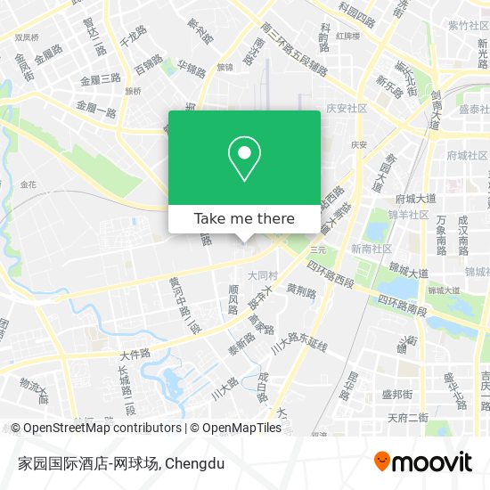 家园国际酒店-网球场 map