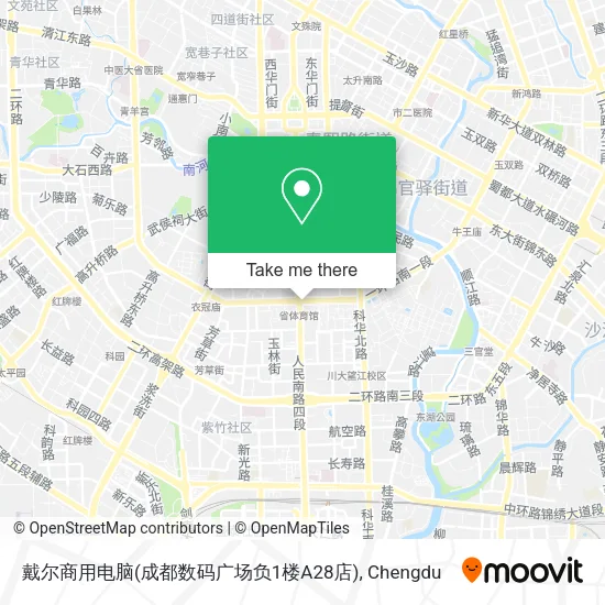戴尔商用电脑(成都数码广场负1楼A28店) map