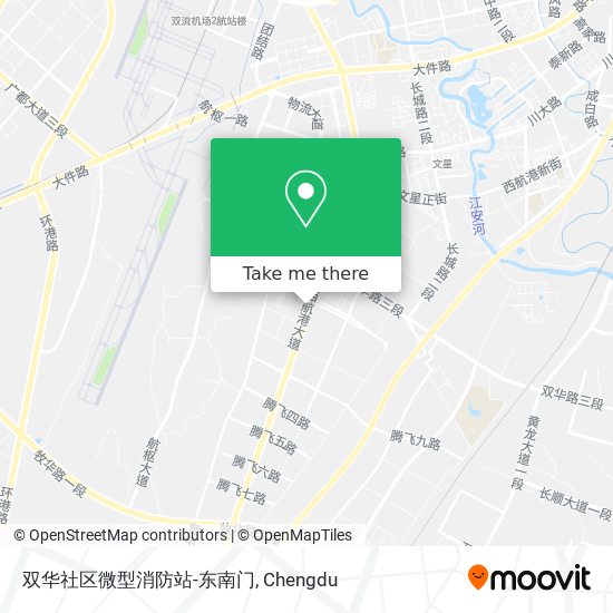 双华社区微型消防站-东南门 map