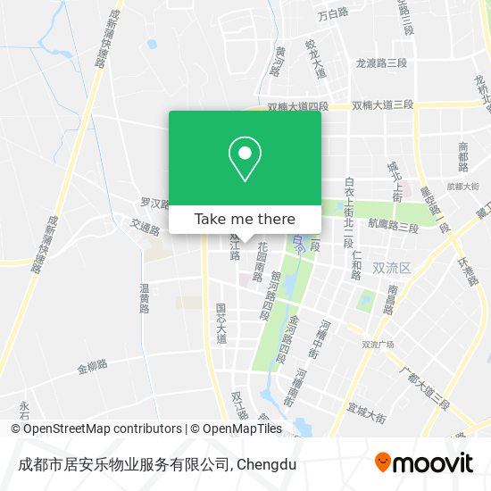 成都市居安乐物业服务有限公司 map