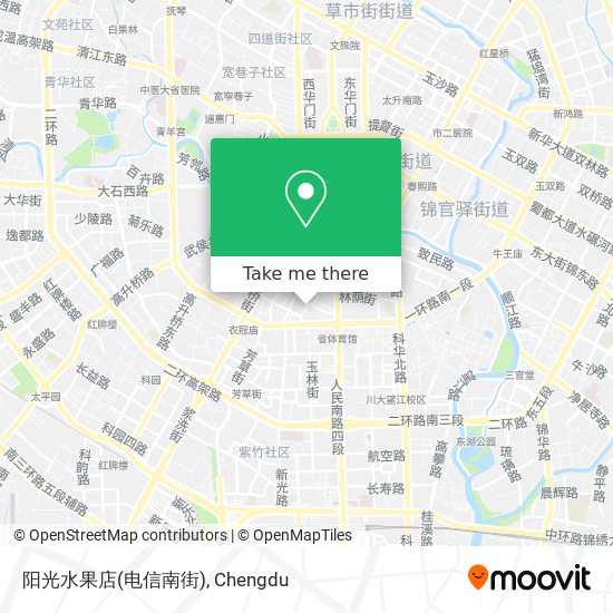阳光水果店(电信南街) map