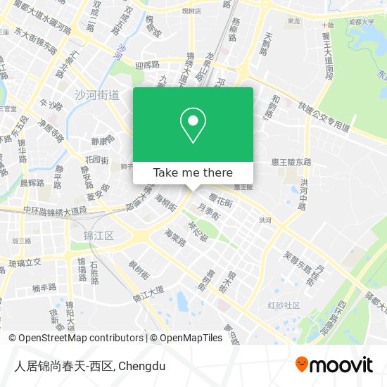 人居锦尚春天-西区 map