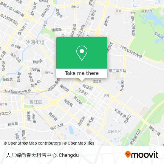 人居锦尚春天租售中心 map
