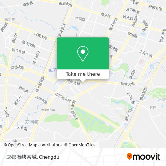 成都海峡茶城 map