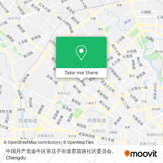 中国共产党金牛区茶店子街道育苗路社区委员会 map
