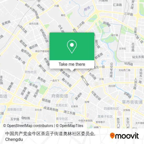 中国共产党金牛区茶店子街道奥林社区委员会 map
