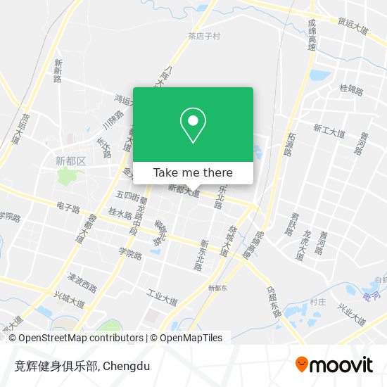 竟辉健身俱乐部 map
