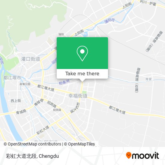 彩虹大道北段 map