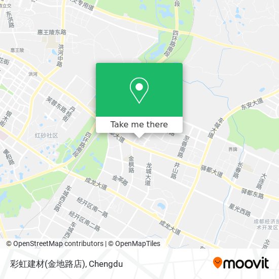 彩虹建材(金地路店) map