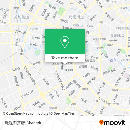 璟泓阁茶府 map