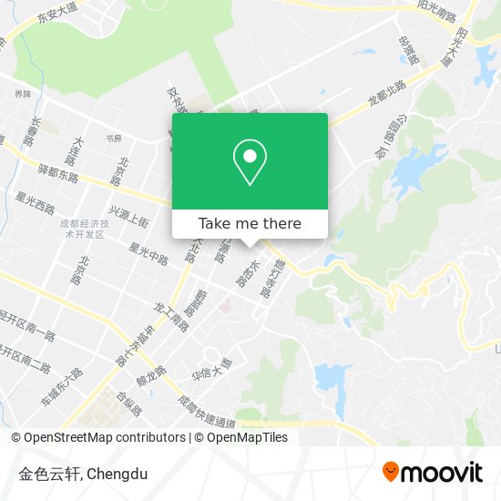 金色云轩 map