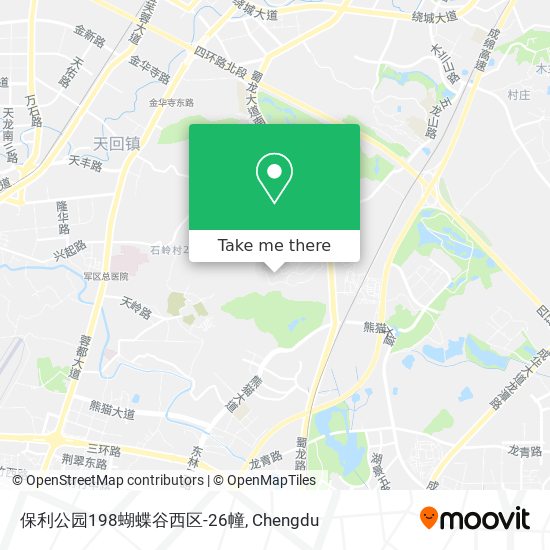 保利公园198蝴蝶谷西区-26幢 map