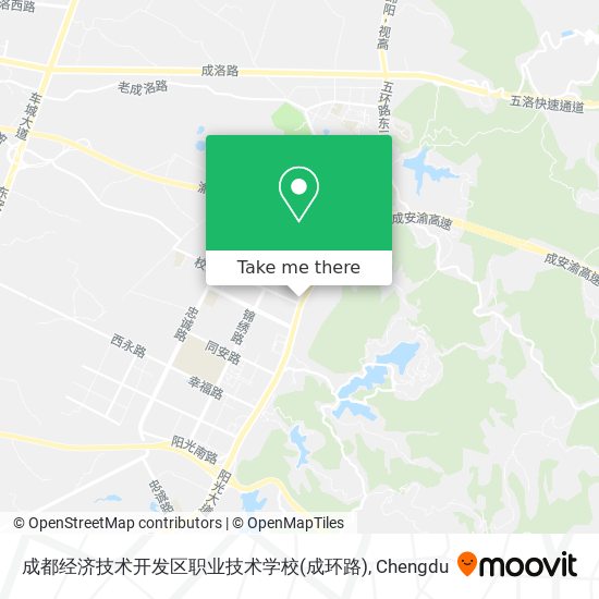 成都经济技术开发区职业技术学校(成环路) map