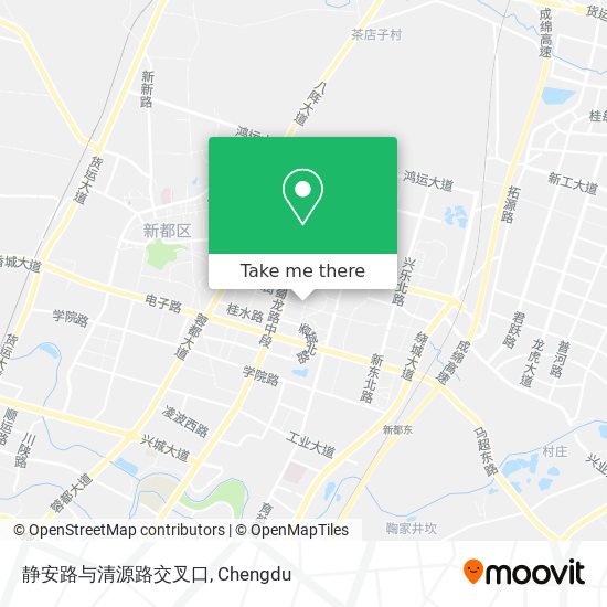静安路与清源路交叉口 map