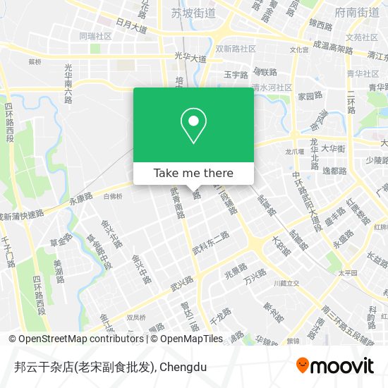 邦云干杂店(老宋副食批发) map