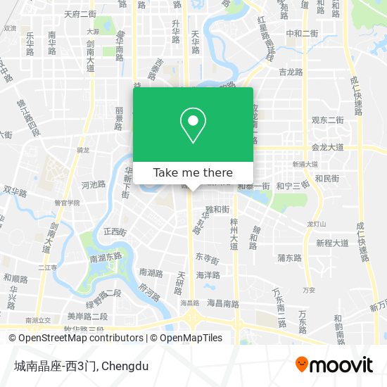 城南晶座-西3门 map