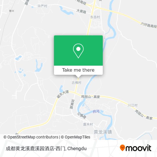 成都黄龙溪鹿溪园酒店-西门 map