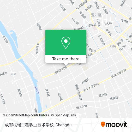 成都核瑞工程职业技术学校 map