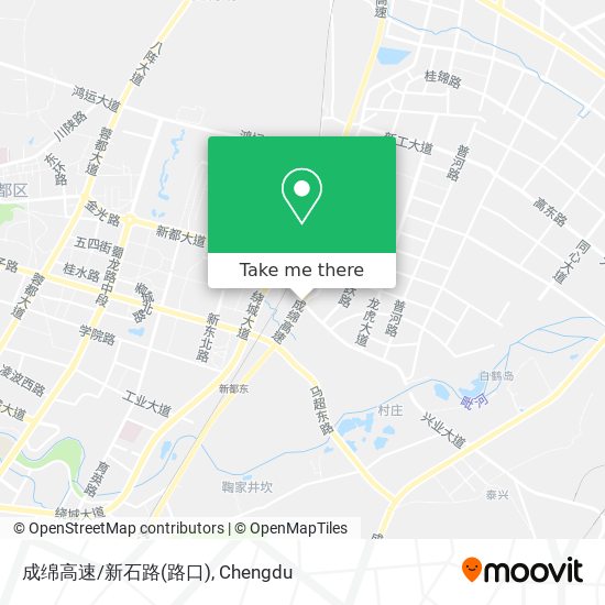 成绵高速/新石路(路口) map