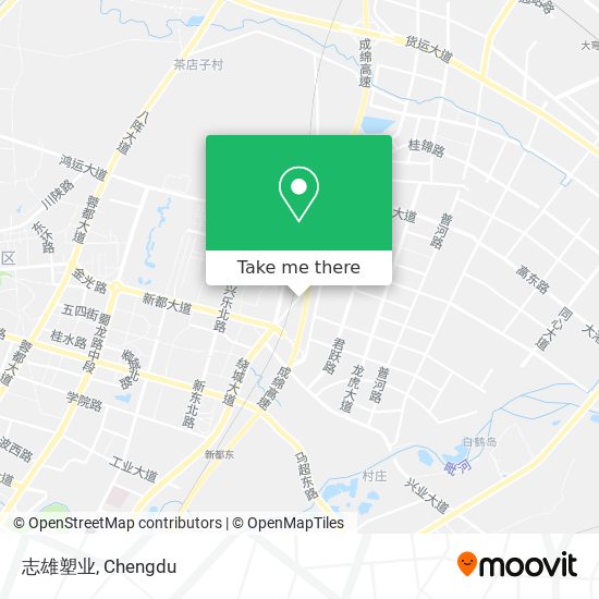 志雄塑业 map