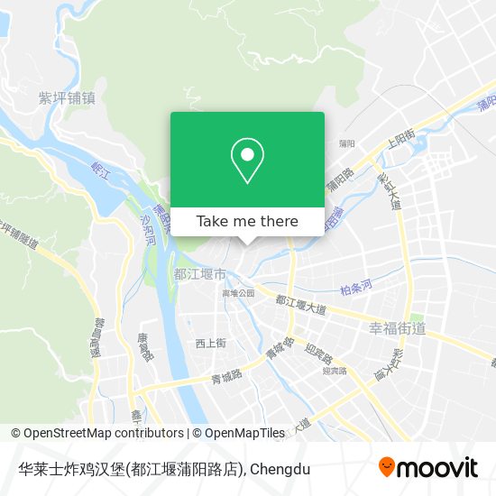 华莱士炸鸡汉堡(都江堰蒲阳路店) map