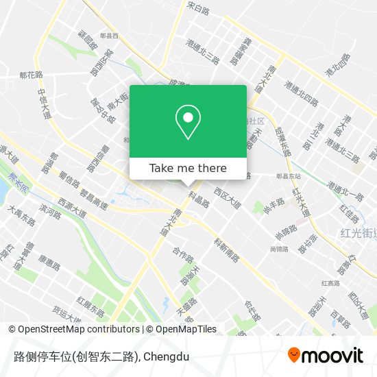 路侧停车位(创智东二路) map