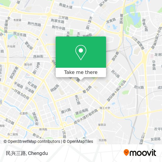 民兴三路 map