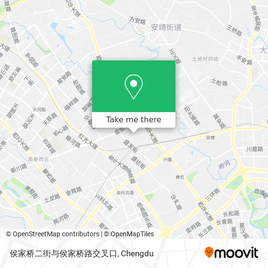 侯家桥二街与侯家桥路交叉口 map