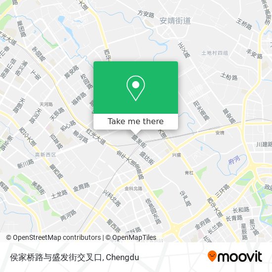 侯家桥路与盛发街交叉口 map