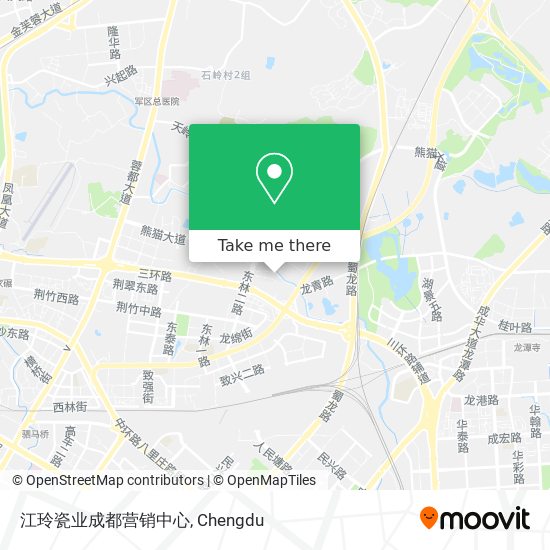 江玲瓷业成都营销中心 map