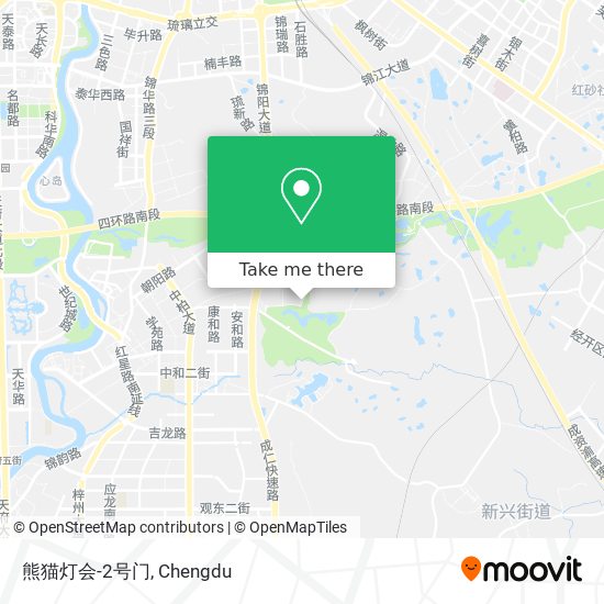 熊猫灯会-2号门 map