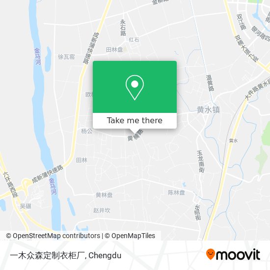 一木众森定制衣柜厂 map