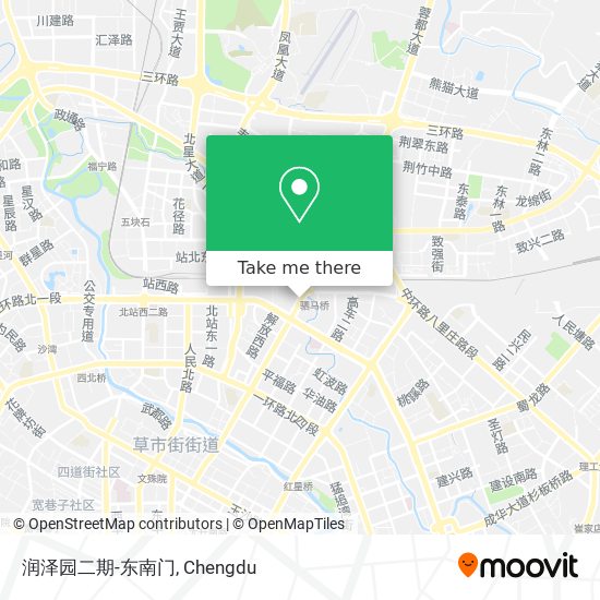 润泽园二期-东南门 map