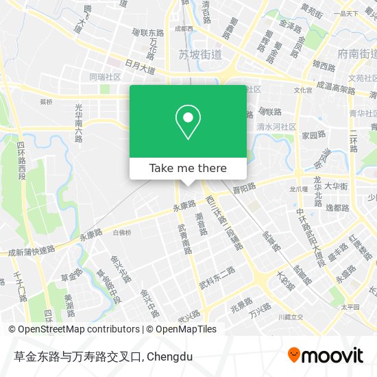 草金东路与万寿路交叉口 map