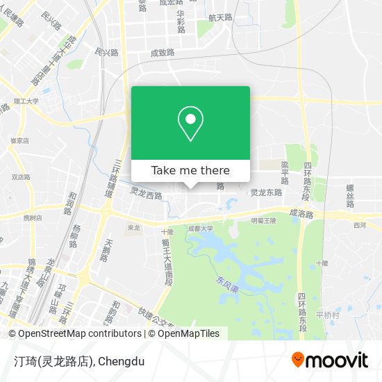 汀琦(灵龙路店) map